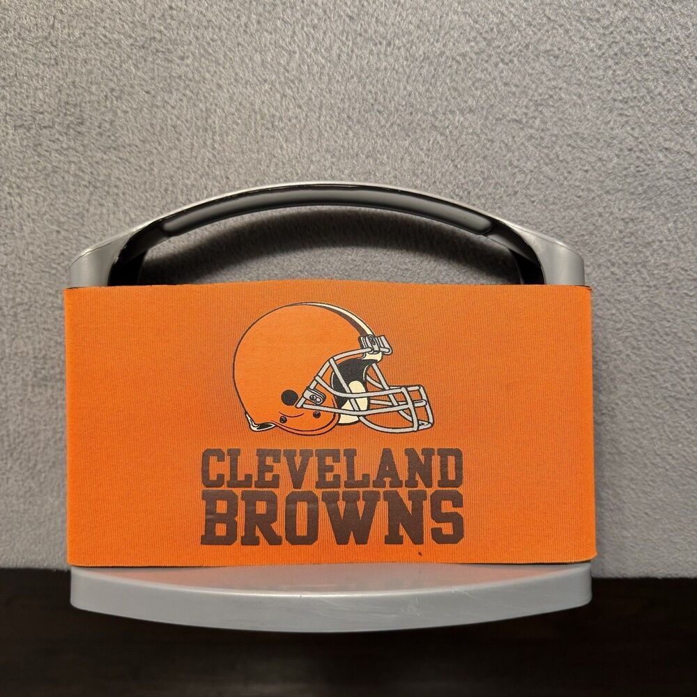 Cleveland Browns NFL Cool Six Cooler 6-Pack Can Bottle Carrier Freezer Insert